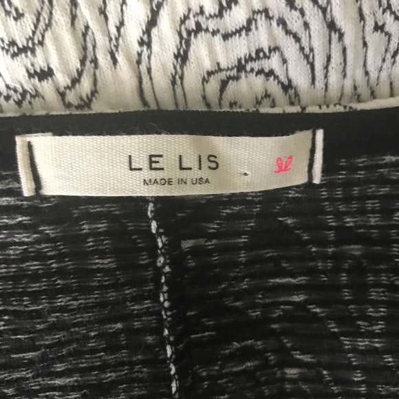 Stitch Fix Le Lis Black & White Floral Dress XS - Picture 7 of 8